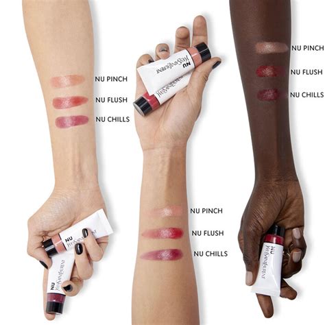 ysl nu lip and cheek tint swatches|YSL nu lip and cheek balmy.